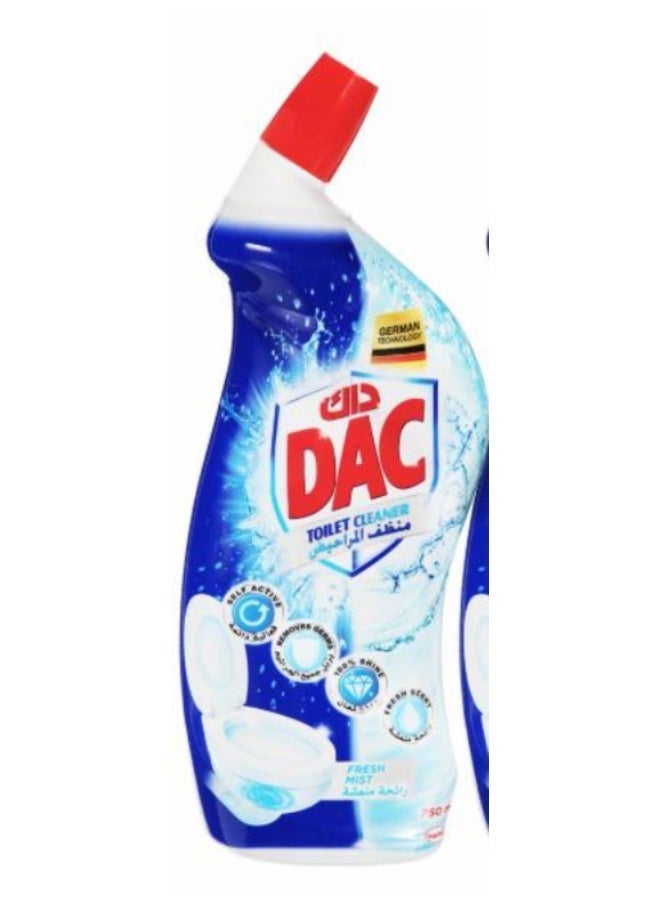 DAC Toilet Cleaner 750ml (Pack of 10) – Powerful Disinfectant & Fresh Hygiene Solution - Image 1